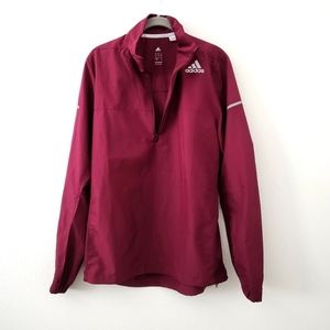 adidas running climaproof athletic top sz S